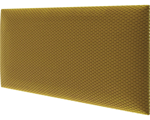 Gevoerd wandpaneel met een geweven wafelstructuur.