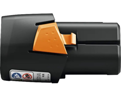 Stihl lithium-ion accu AS 2 voor tuingereedschap in zwart en oranje.