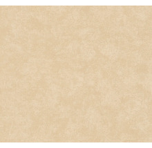 Gestructureerd behang met een fijne oppervlaktetextuur in beige.