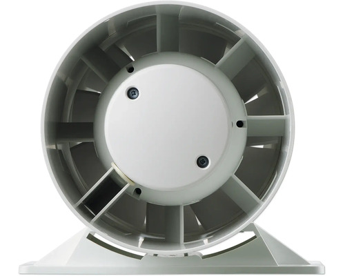 Ronde buisventilator van kunststof voor ventilatie en luchtafvoer.