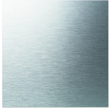 Geborsteld metalen oppervlak met horizontale textuur.