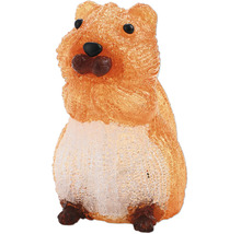 LED-decoratiefiguur eekhoorn van acryl, kerstdecoratie voor binnen en buiten.