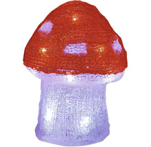 LED-decoratieverlichting paddenstoel van acryl met textuur voor binnen en buiten