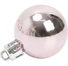 Glanzende roze kerstbal