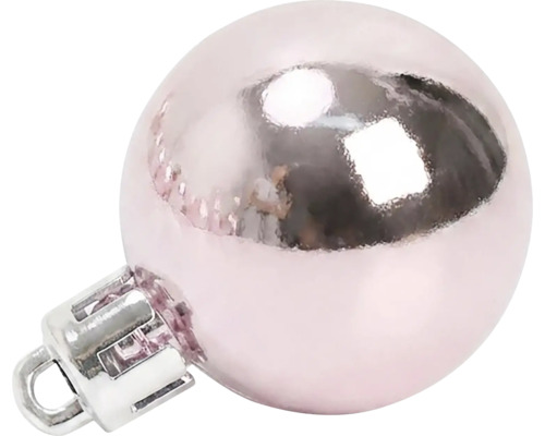 Glanzende roze kerstbal