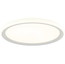 Ronde, platte LED-plafondlamp voor een gelijkmatige verlichting.