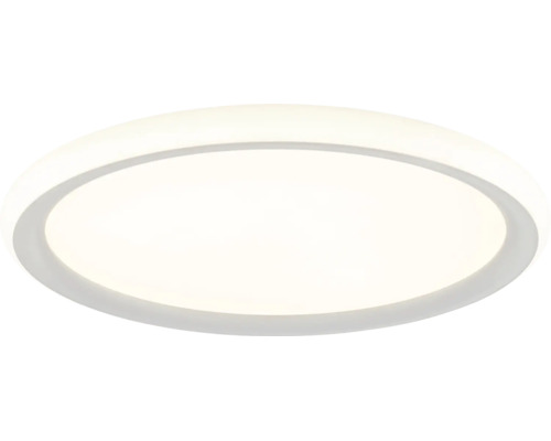 Ronde, platte LED-plafondlamp voor een gelijkmatige verlichting.