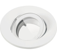 Kantelbaar inbouwframe voor LED-spots in het wit