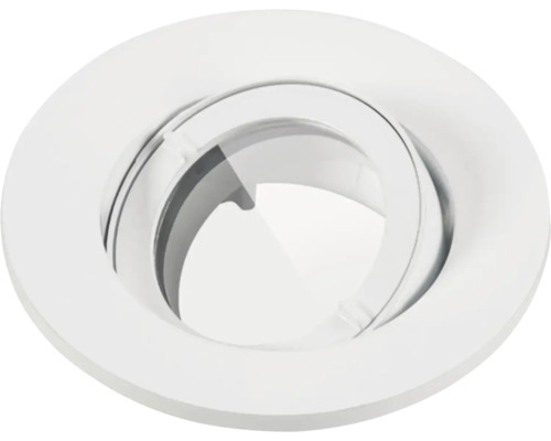 Kantelbaar inbouwframe voor LED-spots in het wit