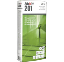 Akkit 201 egalisatiemortel, 25 kilogram, voor egale vloeren, zeer emissiearm.