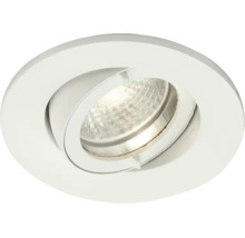 Ronde, kantelbare LED inbouwspot.