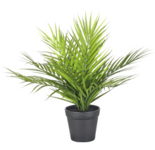Kunstpalm in een ronde pot als decoratieve kamerplant