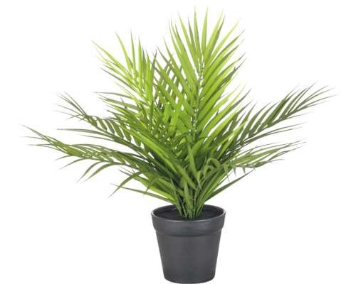 Kunstpalm in een ronde pot als decoratieve kamerplant