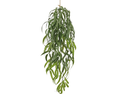 Kunstmatige hangplant met lange smalle bladeren voor decoratie