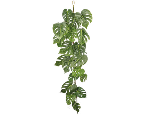 Kunstmatige Monstera slinger als hangplant met gedetailleerde bladeren voor decoratie