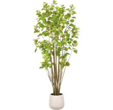 Kunstboom met groene bladeren in een plantenpot