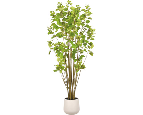 Kunstboom met groene bladeren in een plantenpot