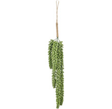Kunsthangplant Sedum met jute koord.