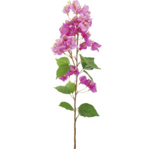Kunsttak bougainvillea met groene bladeren en paarse bloemen.