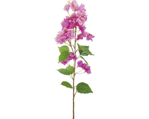 Kunsttak bougainvillea met groene bladeren en paarse bloemen.