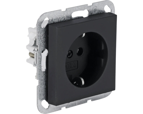 Gira stopcontact inzetstuk Schuko voor inbouwinstallatie met draagplaat
