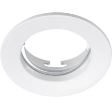 Witte ronde inbouwring voor inbouwspots.