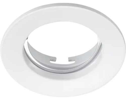 Witte ronde inbouwring voor inbouwspots.