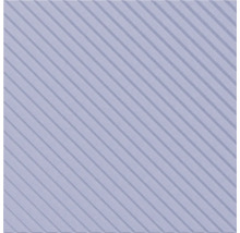Vierkante vloerplaat met diagonaal ribbelpatroon en gestructureerd oppervlak.
