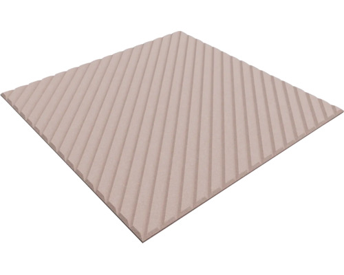 Vierkante terrastegel met diagonale groeven, antislip oppervlaktestructuur.