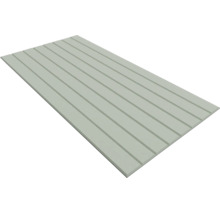 Wandpaneel of plafondpaneel met meerdere parallelle lengtegroeven voor een moderne wandbekleding.