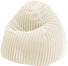 Ergonomische zitzak met hoes van corduroy