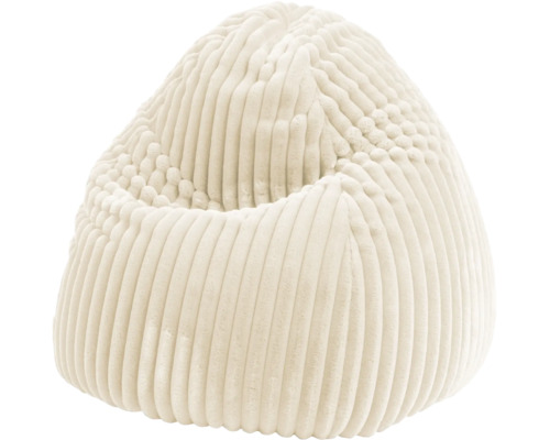 Ergonomische zitzak met hoes van corduroy