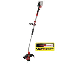 Einhell accu-grastrimmer met aluminium steel en verstelbare extra handgreep. Power X-Change systeem. Accu en lader niet inbegrepen.