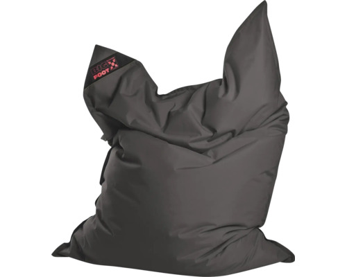 Zitzak met BIG FOOT Logo van robuust materiaal voor binnen en buiten.