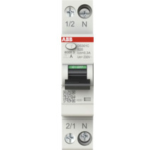ABB Logo. Aardlekautomaat DS301C B20, 20 Ampere, 300 Milliampere, 230 Volt, type A.
