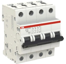 ABB installatieautomaat SC 203-NA B16, 3-polig plus nul, 16 Ampère, B-karakteristiek, 400 Volt.