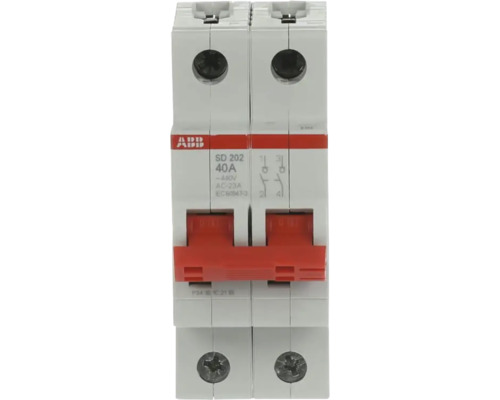 ABB lastscheider SD 202, 40 Ampere, 2-polig, ABB Logo.