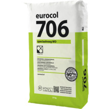 Eurocol 706 Speciaalvoeg WD voegmortel 23 kilogram voor keramische tegels, flexibel en waterdicht, emissiearm.
