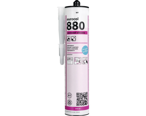 Eurocol 880 Euroseal sanitairkit koker 310 milliliter voor tegels en natuursteen