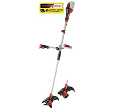 Einhell accu-bosmaaier Agillo in rood en zwart met bike-handgreep, zonder accu en oplader. Geschikt voor het Power X-Change systeem.