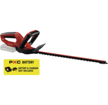 Einhell accu heggenschaar uit de Power X-Change serie met handbescherming en veiligheidsschakelaar. Zonder accu en oplader.