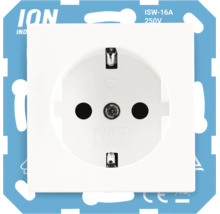 Wandcontactdoos met randaarde ION ISW-16 Ampere 250 Volt, inbouwelement. ION Logo.