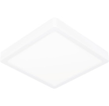 Vierkant LED-paneel plafondlamp in het wit.