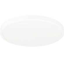 Ronde, platte LED-plafondlamp van kunststof.