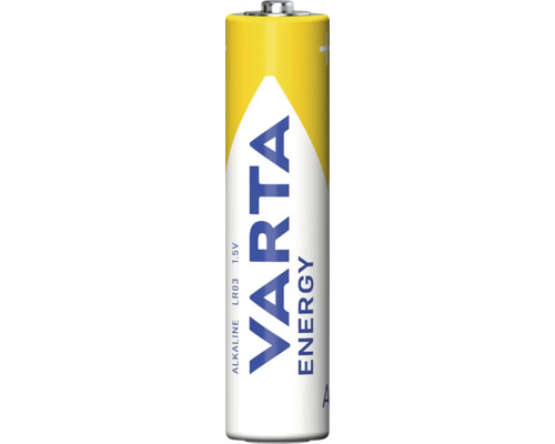 Varta Energy alkaline batterij, type LR03, Micro AAA, 1,5 volt.