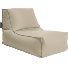 Beige, ergonomische zitzak van Sitting Point van duurzaam textiel.
