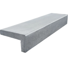 Betonnen L-vormige traptrede voor trappen en tuin.