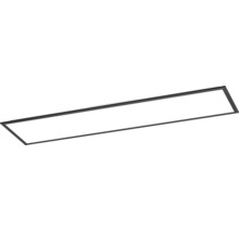 Rechthoekig LED-paneel met een smalle rand voor plafondmontage.