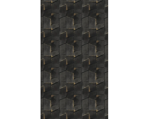 Wandpaneel met steenlook, driedimensionaal effect en leisteenstructuur.