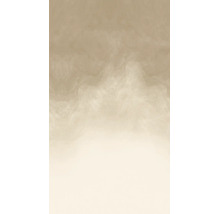 Behang met een wolkenachtige textuur en marmerlook.